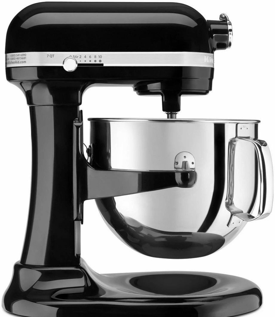 Small Appliances * | Kitchenaid 7-Quart Pro Line Bowl-Lift Stand Mixer | Onyx Black