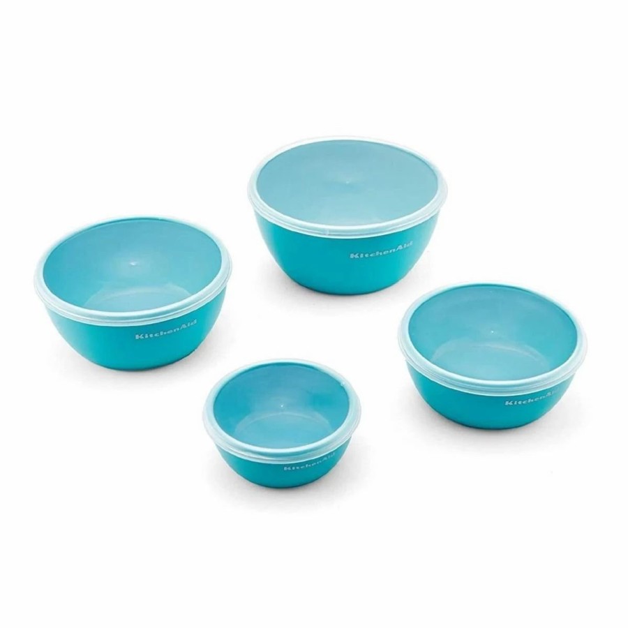 Food Prep Tools * | Kitchenaid Universal Prep Bowls (Set Of 4) | Aqua Sky