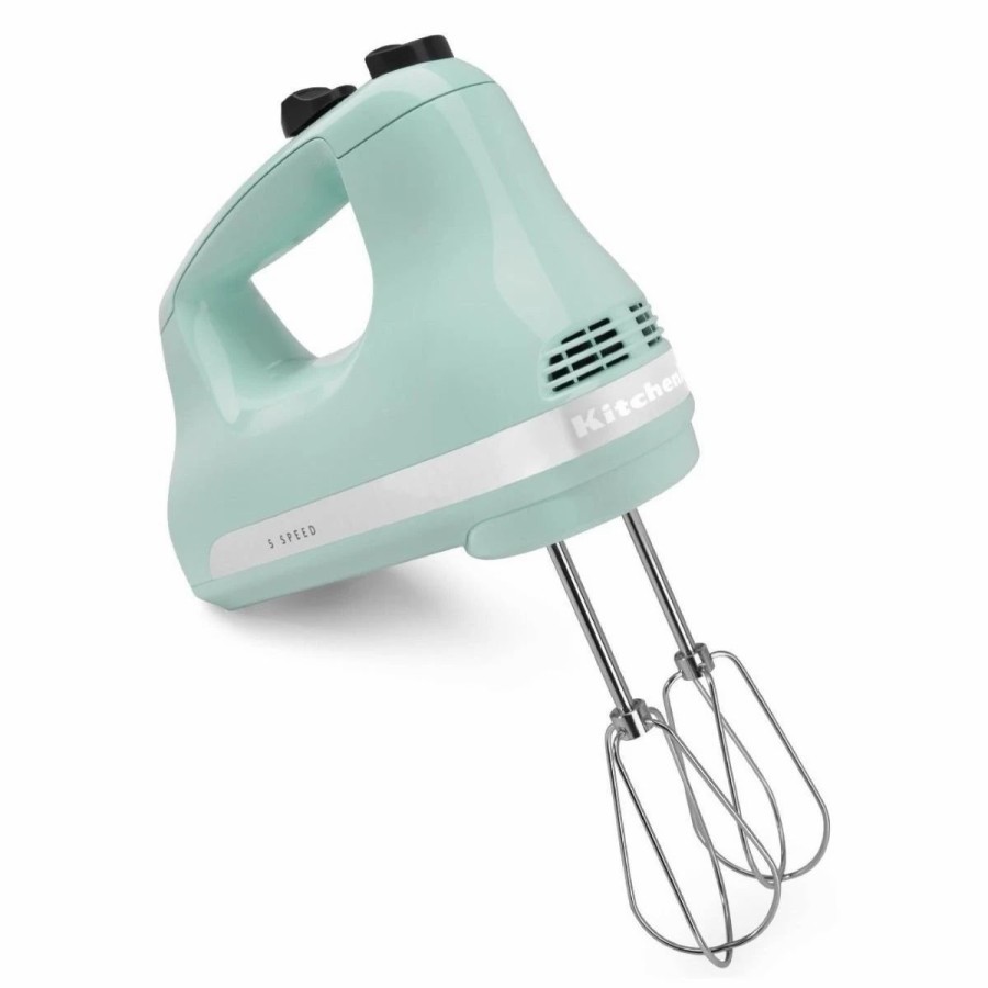 Small Appliances * | Kitchenaid 5-Speed Ultra Power Hand Mixer | Ice Blue