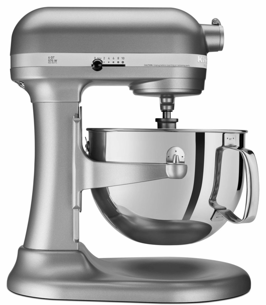 Small Appliances * | Kitchenaid 6-Quart Pro 600 Bowl-Lift Stand Mixer | Silver