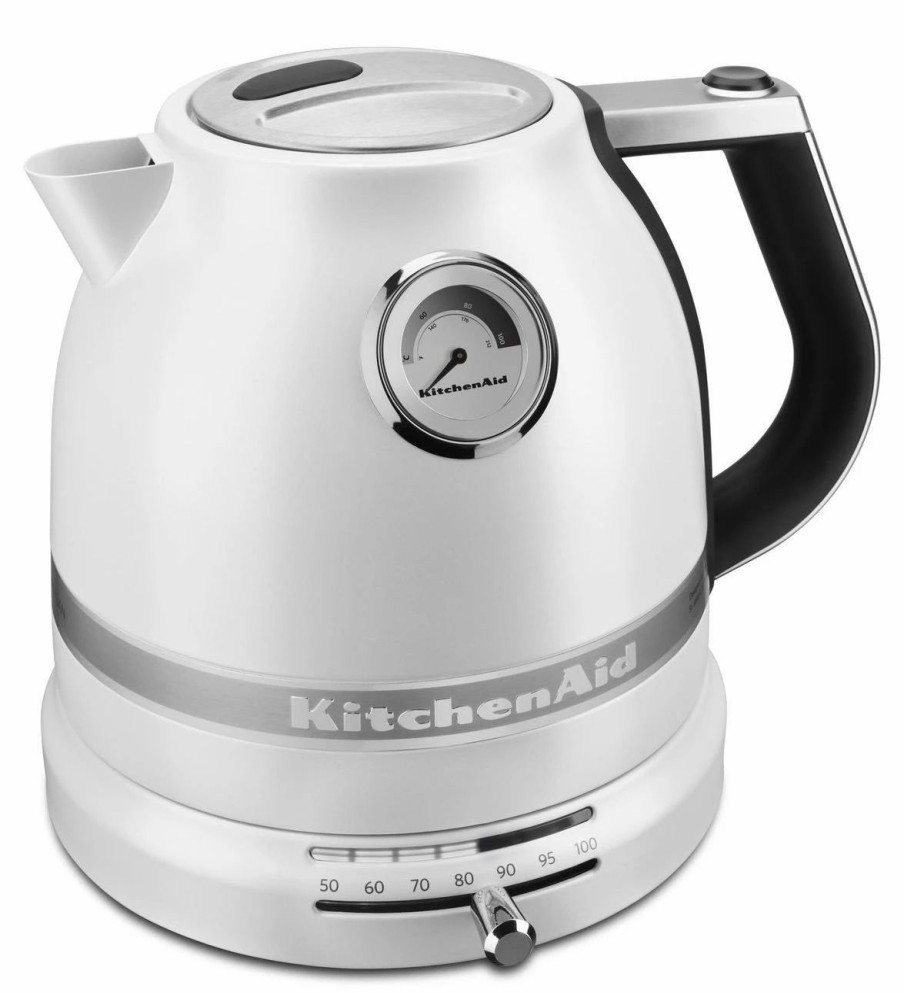 Small Appliances * | Kitchenaid Pro Line Electric Water Boiler/Tea Kettle | Frosted Pearl