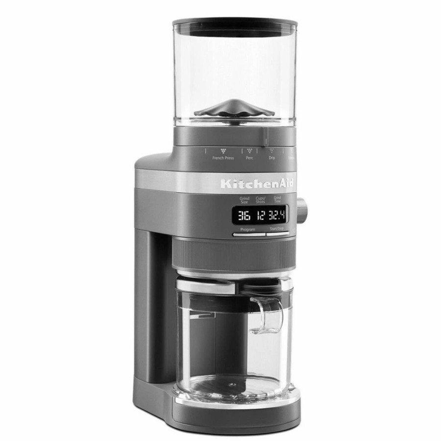 Small Appliances * | Kitchenaid Burr Grinder With Dose Control | Matte Charcoal Grey