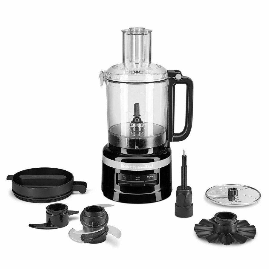 Small Appliances * | Kitchenaid 9-Cup Food Processor | Onyx Black