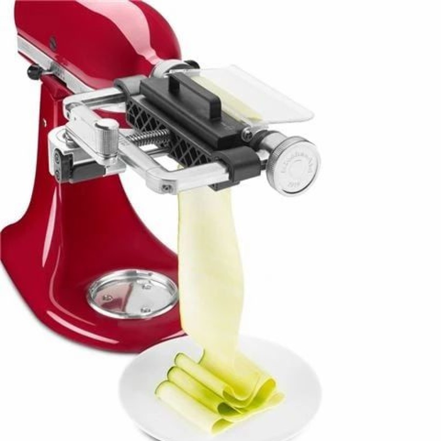 Kitchen Appliances * | Kitchenaid Accessories Vegetable Sheeter Attachment 5Ksmsca