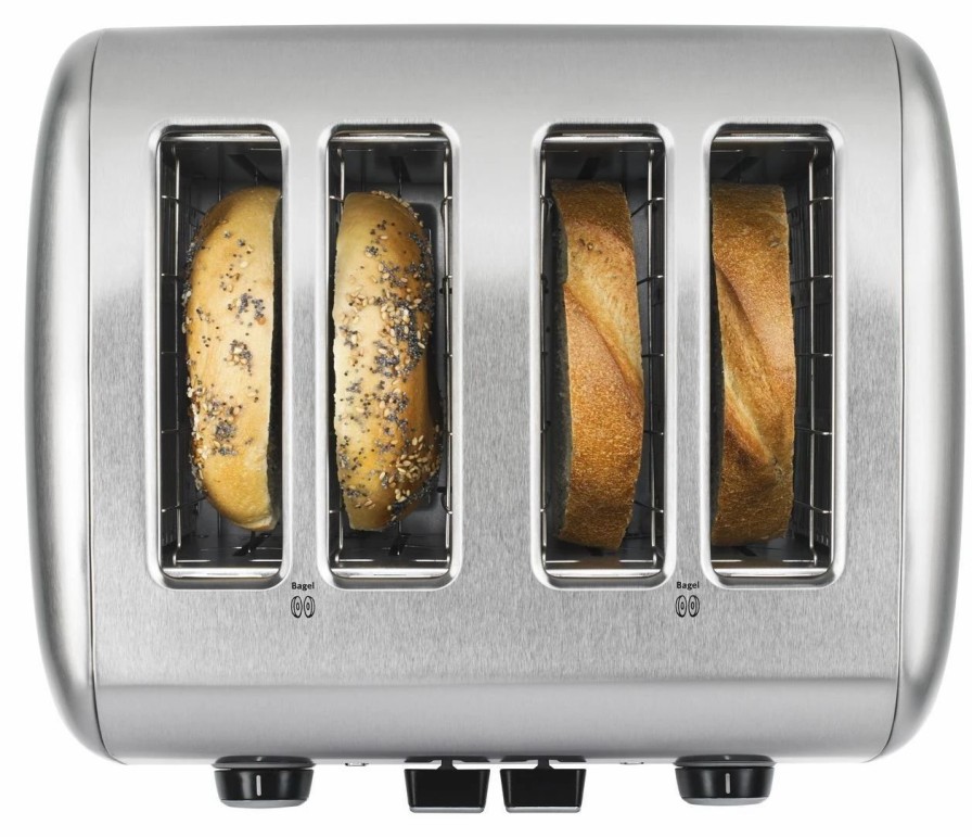 Small Appliances * | Kitchenaid 4-Slice Toaster With Manual High-Lift Lever | Brushed Stainless Steel