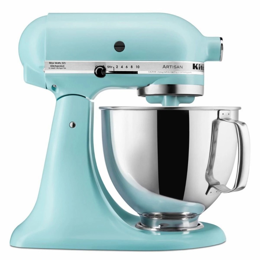 Small Appliances * | Kitchenaid 5-Quart Artisan Tilt-Head Stand Mixer | Mineral Water Blue