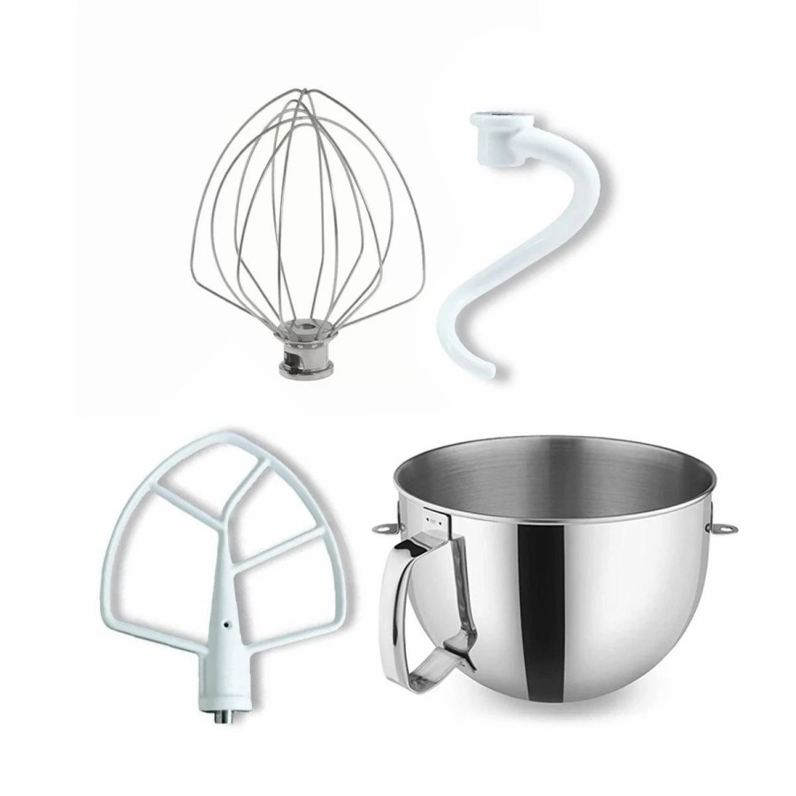 Small Appliances * | Kitchenaid 6-Quart Stainless Steel Bowl + Accessory Pack | Fits 6-Quart Kitchenaid Bowl-Lift Stand Mixers