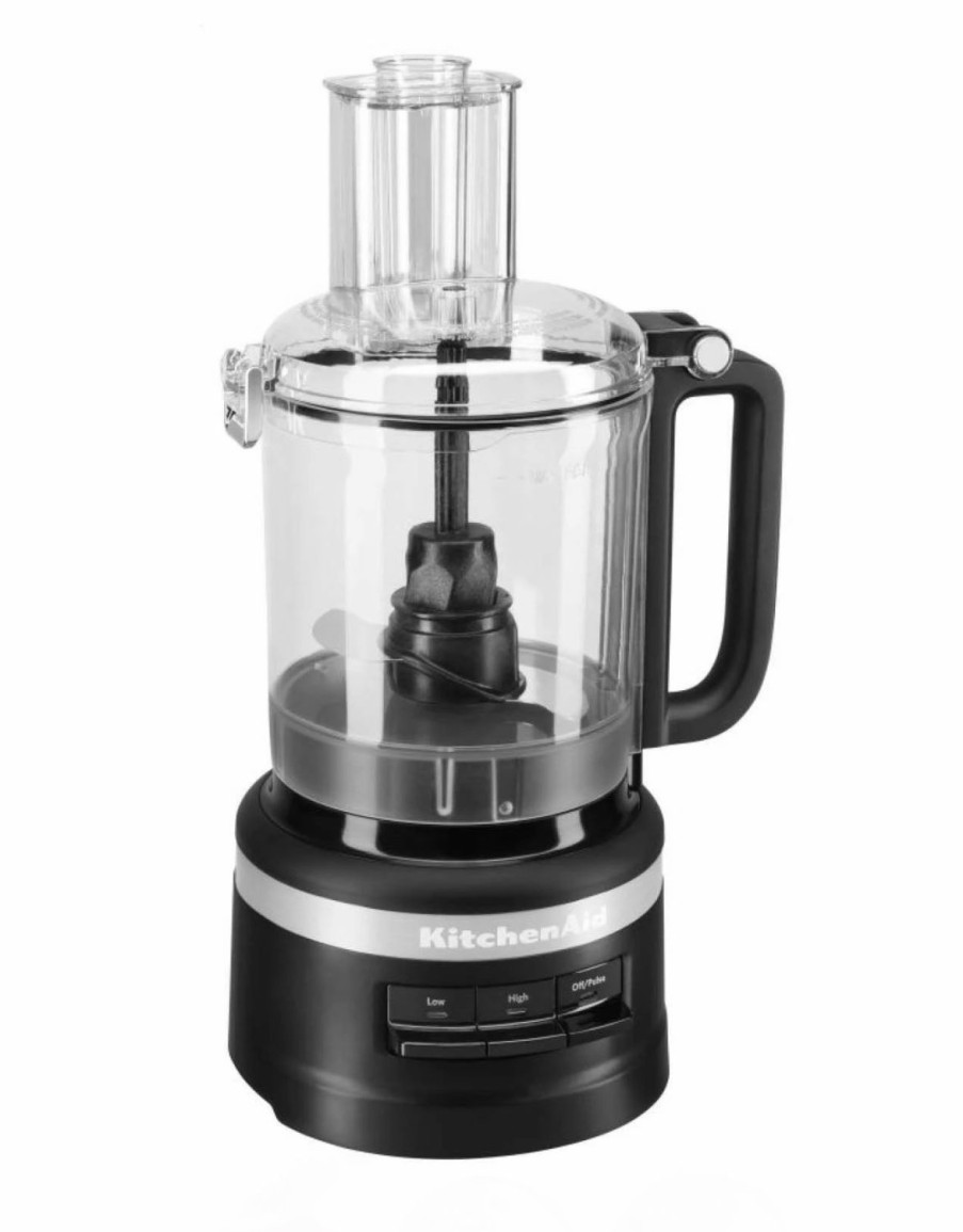 Small Appliances * | Kitchenaid Base 9-Cup Food Processor | Black Matte