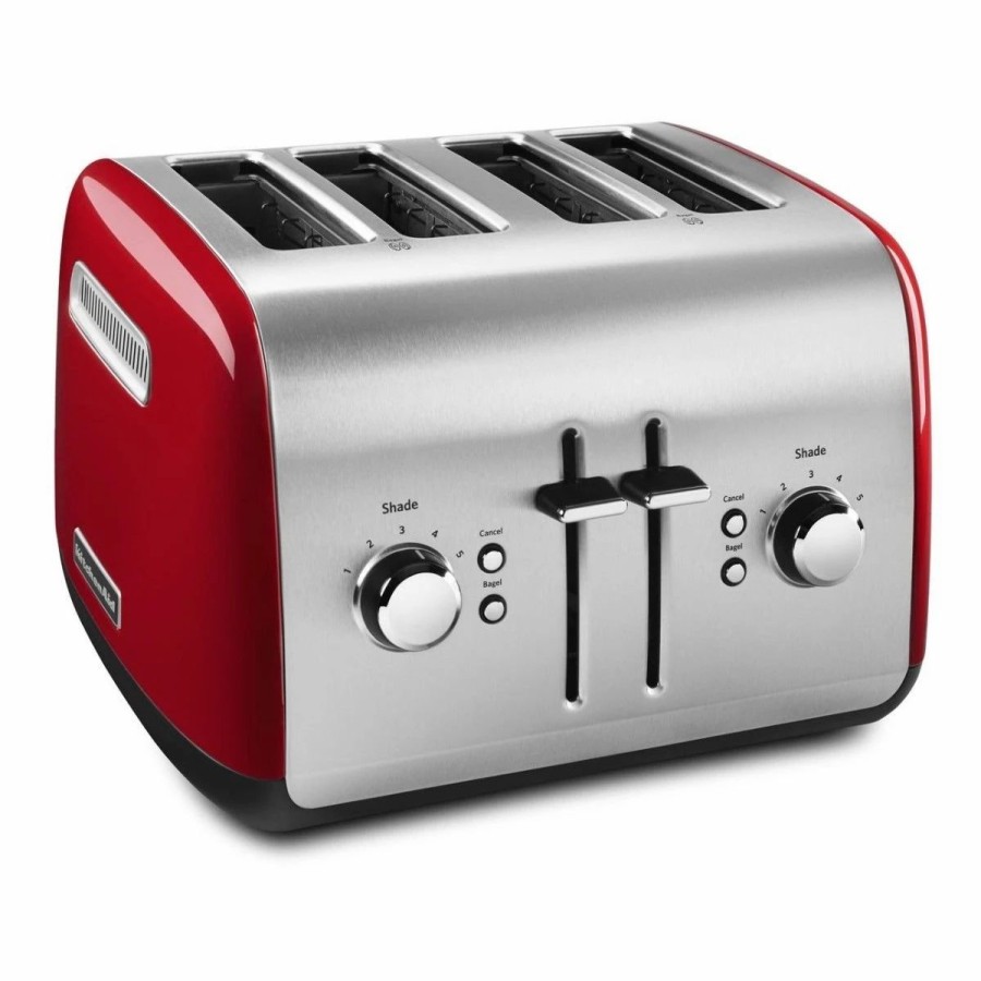 Small Appliances * | Kitchenaid 4-Slice Toaster With Manual High-Lift Lever | Empire Red