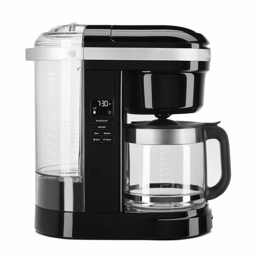 Small Appliances * | Kitchenaid 12-Cup Drip Coffee Maker With Spiral Showerhead & Warming Plate| Onyx Black