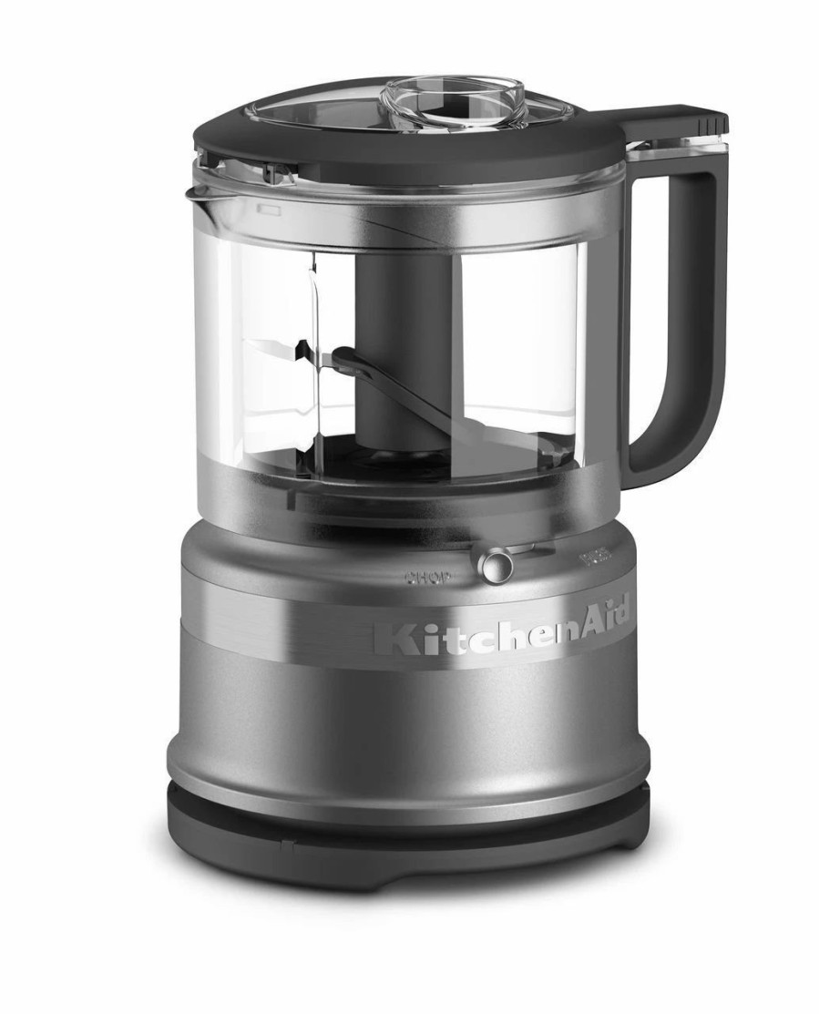 Small Appliances * | Kitchenaid 3.5-Cup Mini Food Processor | Contour Silver