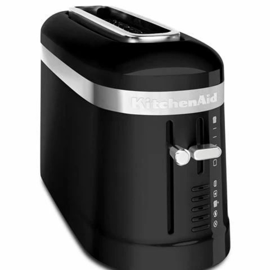 Kitchen Appliances * | Kitchenaid Kmt3115 Design Two Slice Long Toaster O/Black