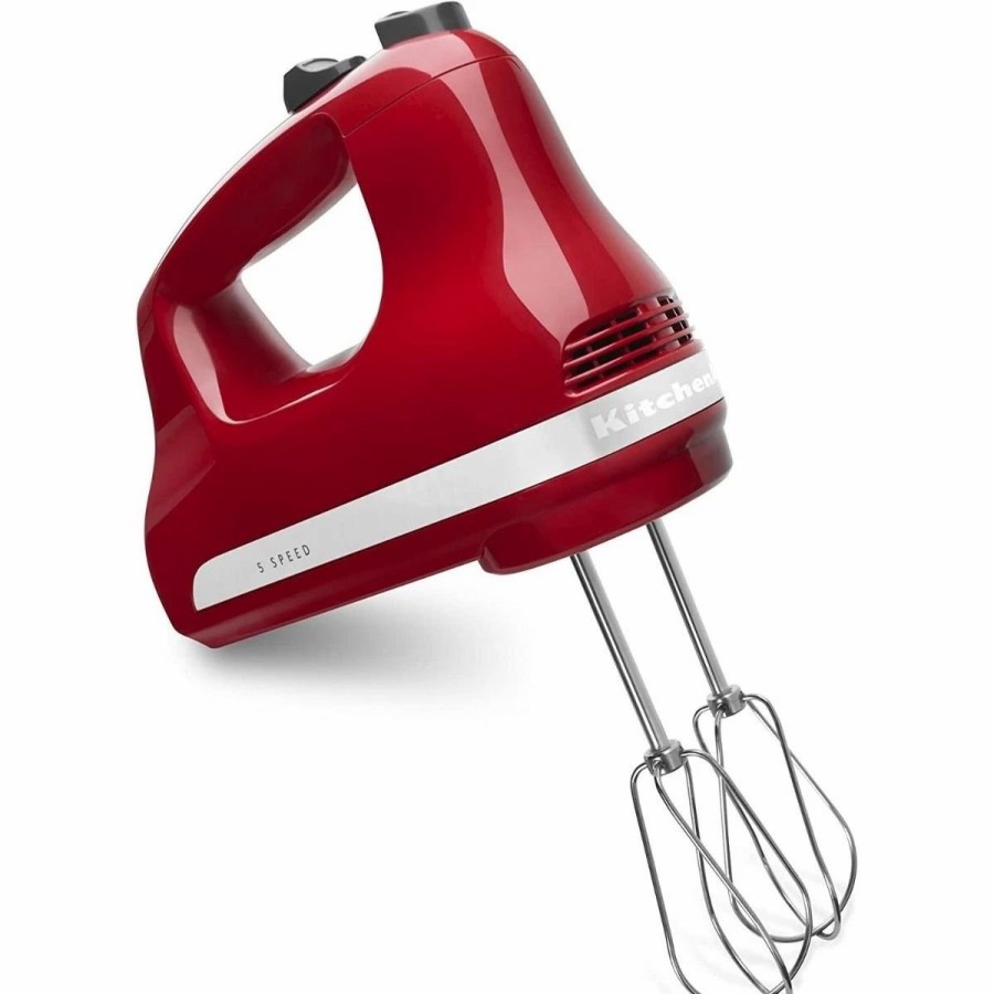 Small Appliances * | Kitchenaid 5-Speed Ultra Power Hand Mixer | Empire Red