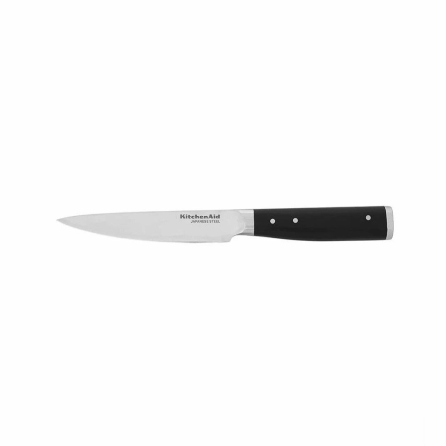 Knives * | Kitchenaid Gourmet Forged 4.5 Utility Knife With Sheath | Fine Edge