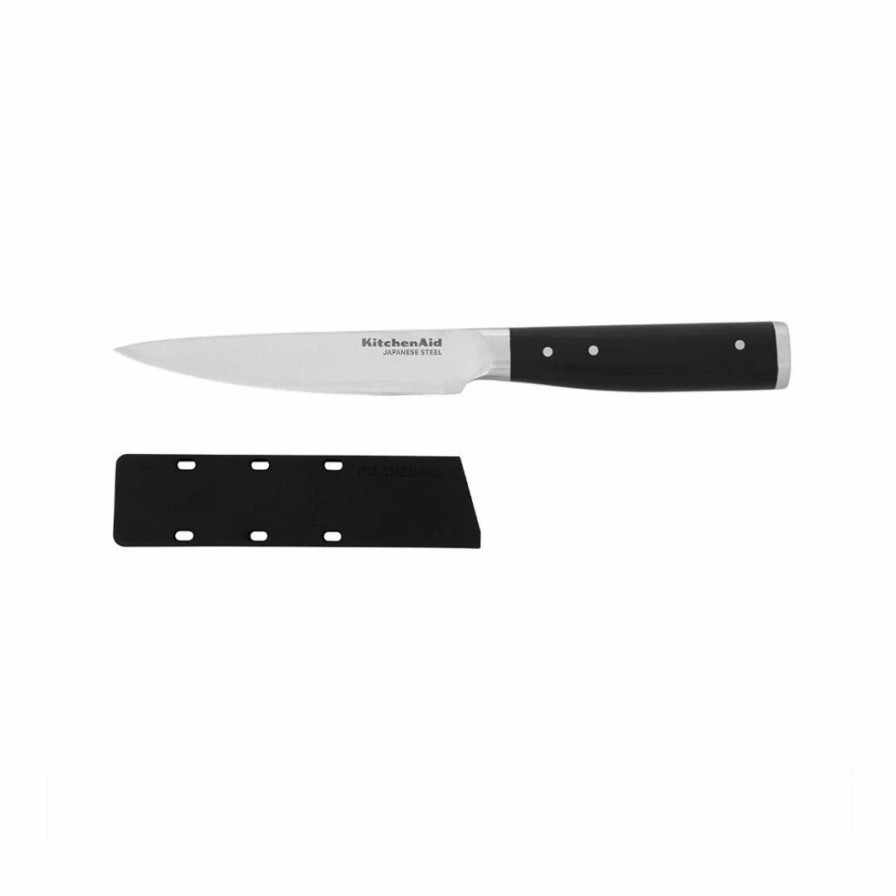 Knives * | Kitchenaid Gourmet Forged 4.5 Utility Knife With Sheath | Fine Edge