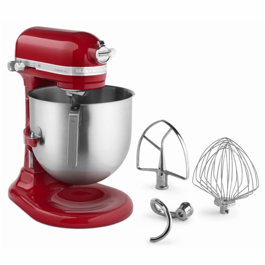 Small Appliances * | Kitchenaid Commercial 8-Quart Stand Mixer | Empire Red