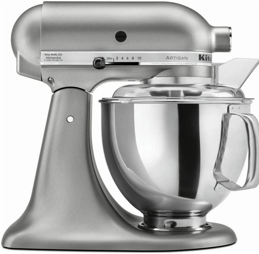 Small Appliances * | Kitchenaid 5-Quart Artisan Tilt-Head Stand Mixer | Contour Silver