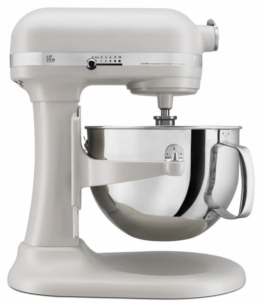 Small Appliances * | Kitchenaid 6-Quart Pro 600 Bowl-Lift Stand Mixer | Milkshake White