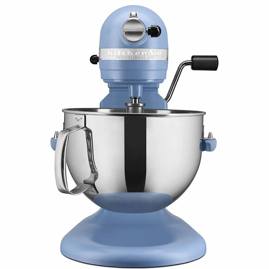 Small Appliances * | Kitchenaid 6-Quart Pro 600 Bowl-Lift Stand Mixer | Matte Vintage Blue