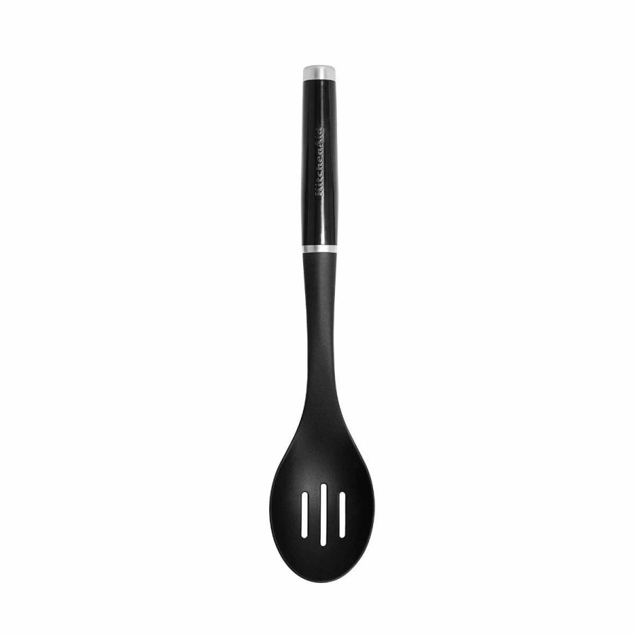 Utensils * | Kitchenaid Classic Slotted Spoon | Black