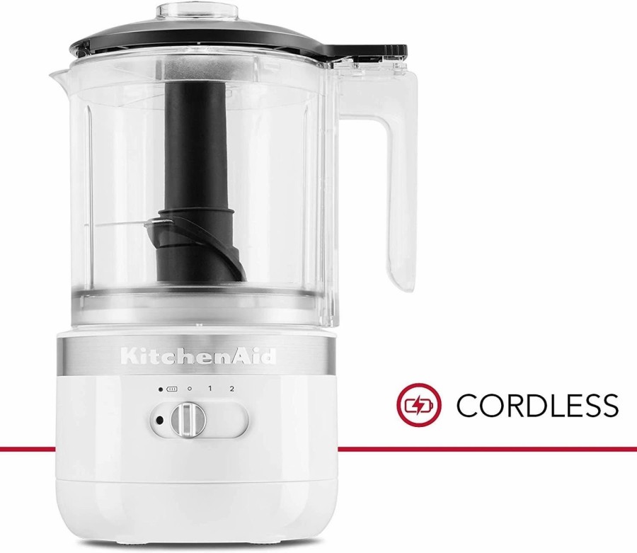 Small Appliances * | Kitchenaid 5-Cup Cordless Food Chopper | White