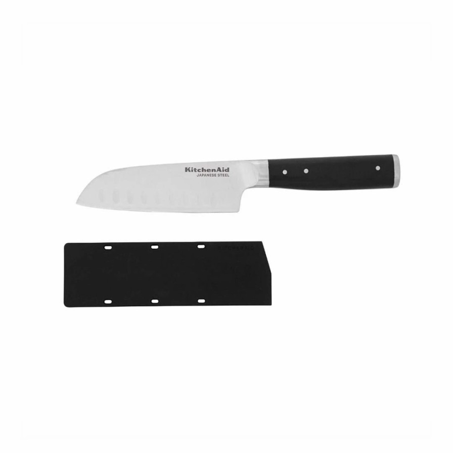 Knives * | Kitchenaid Gourmet Forged 5 Santoku Knife With Sheath