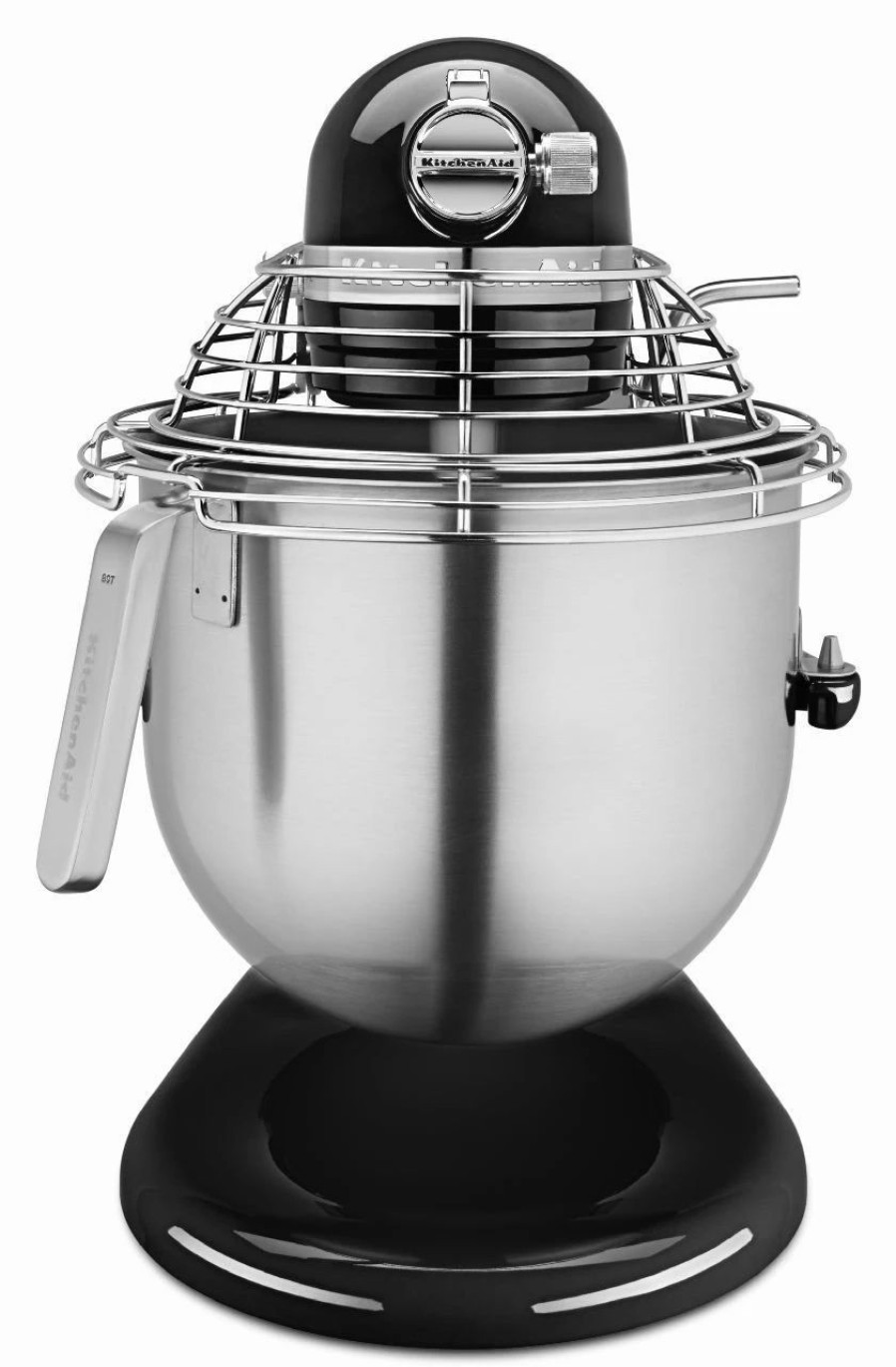 Small Appliances * | Kitchenaid Commercial 8-Quart Bowl-Lift Stand Mixer With Bowl Guard | Onyx Black