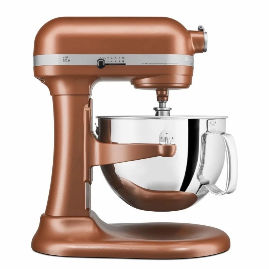 Small Appliances * | Kitchenaid 6-Quart Pro 600 Bowl-Lift Stand Mixer | Copper Pearl + Ultimate Baker'S Bundle